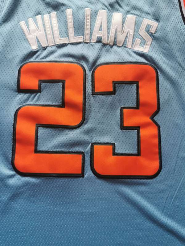 Los Angeles Clippers Blue #23 WILLIAMS Basketball Jersey (Stitched)