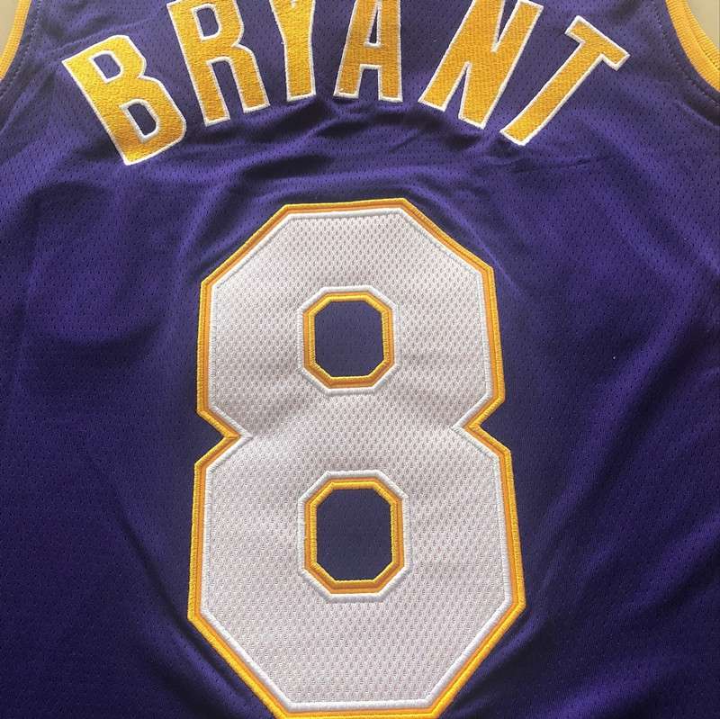 Los Angeles Lakers 2000/01 Purple #8 BRYANT Finals Classics Basketball Jersey (Closely Stitched)