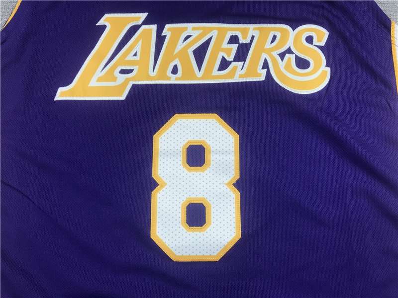 Los Angeles Lakers 2000/01 Purple #8 BRYANT Finals Classics Basketball Jersey (Stitched)