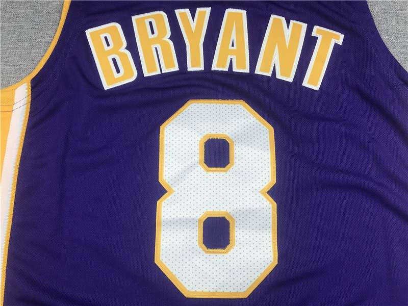 Los Angeles Lakers 2000/01 Purple #8 BRYANT Finals Classics Basketball Jersey (Stitched)