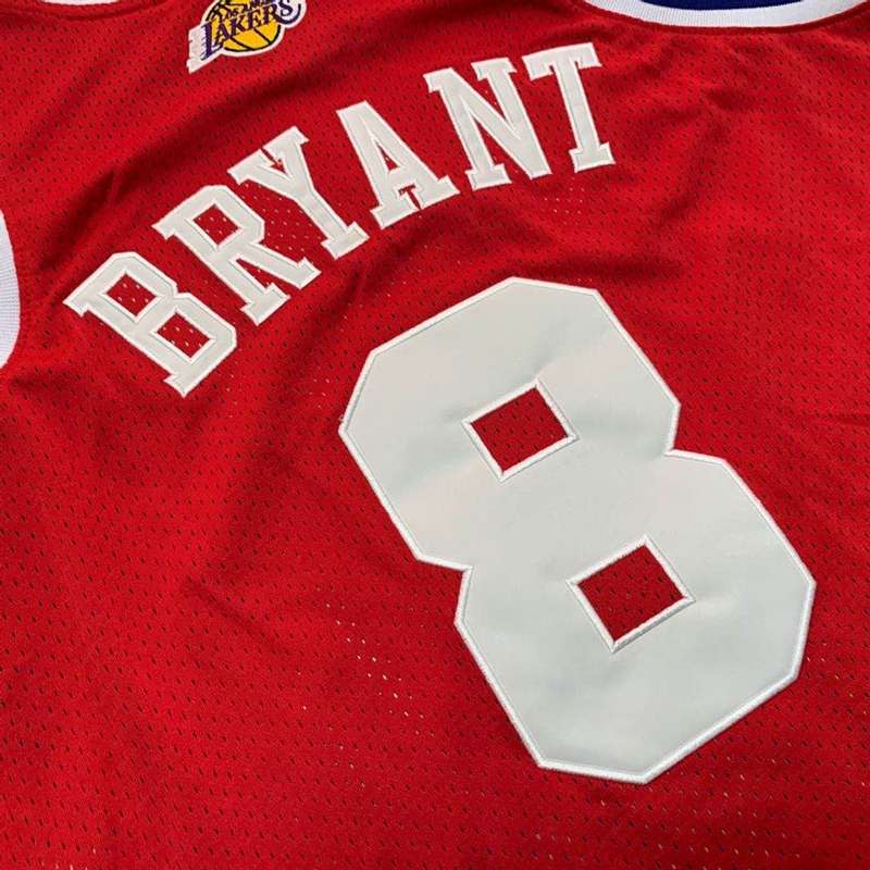 Los Angeles Lakers 2003 Red #8 BRYANT ALL-STAR Classics Basketball Jersey (Closely Stitched)