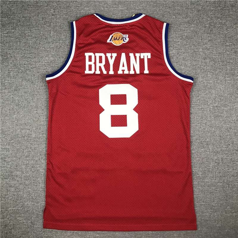 Los Angeles Lakers 2003 Red #8 BRYANT ALL-STAR Classics Basketball Jersey (Stitched)