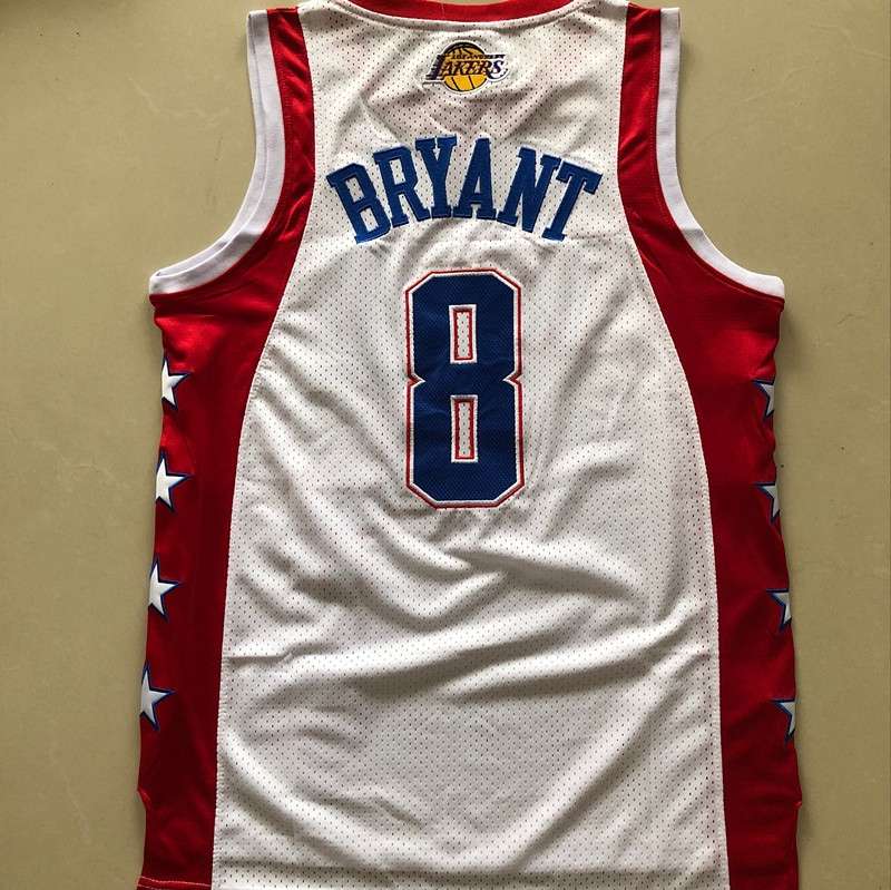 Los Angeles Lakers 2004 White #8 BRYANT ALL-STAR Classics Basketball Jersey (Closely Stitched)
