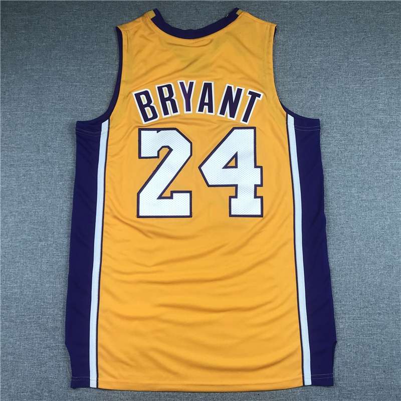 Los Angeles Lakers 2006/07 Yellow #24 BRYANT Classics Basketball Jersey (Stitched)