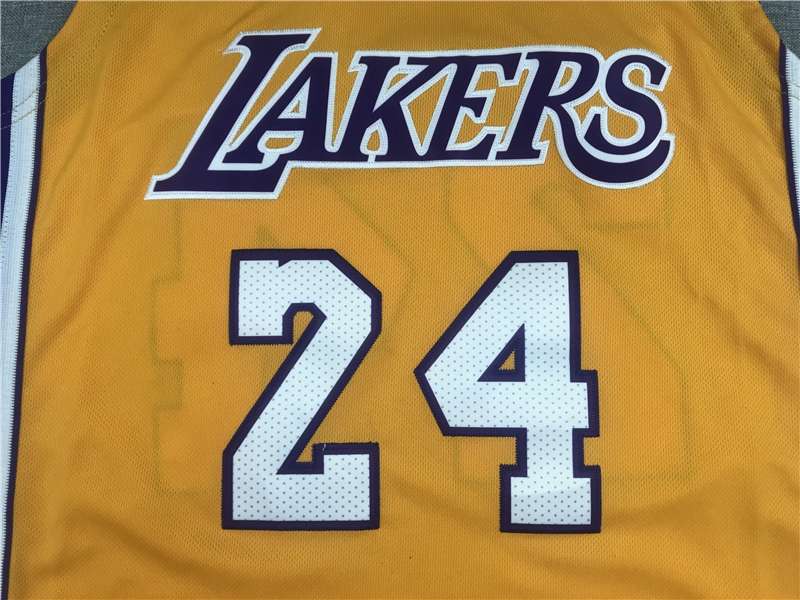 Los Angeles Lakers 2006/07 Yellow #24 BRYANT Classics Basketball Jersey (Stitched)