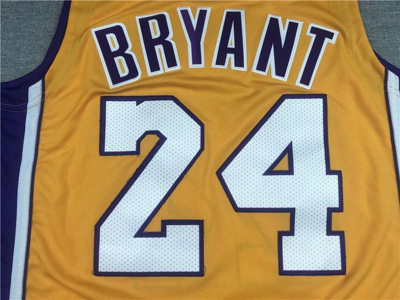 Los Angeles Lakers 2006/07 Yellow #24 BRYANT Classics Basketball Jersey (Stitched)