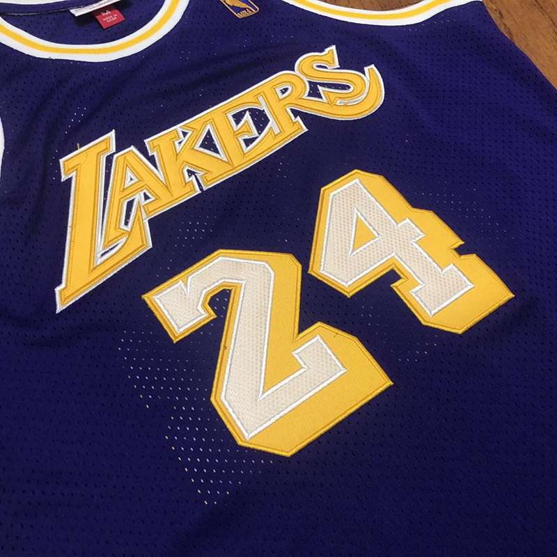 Los Angeles Lakers 2007/08 Purple #24 BRYANT Classics Basketball Jersey 02 (Closely Stitched)