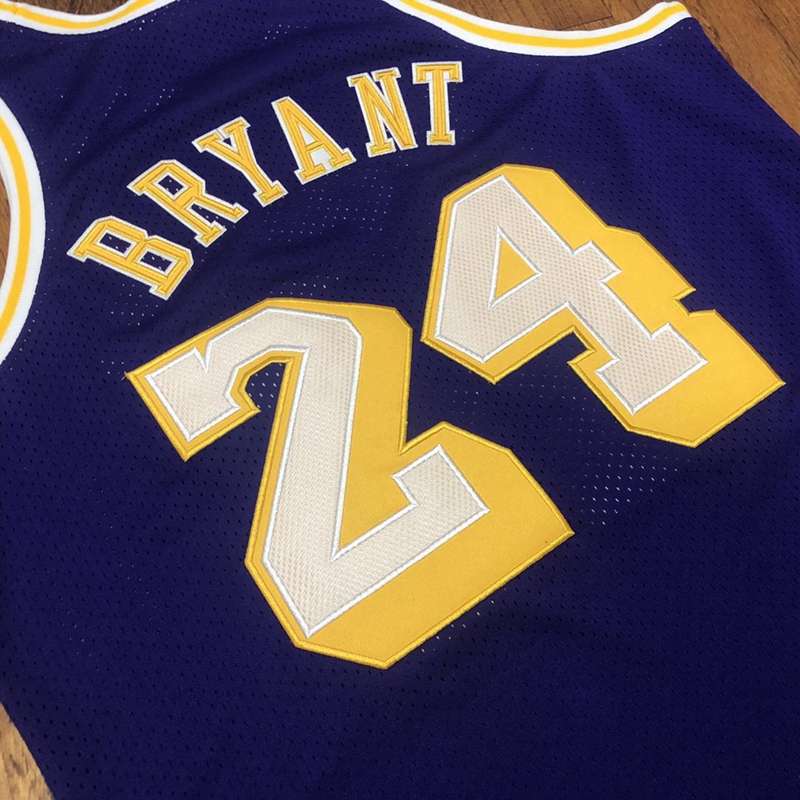 Los Angeles Lakers 2007/08 Purple #24 BRYANT Classics Basketball Jersey 02 (Closely Stitched)