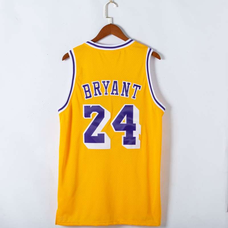 Los Angeles Lakers 2007/08 Yellow #24 BRYANT Classics Basketball Jersey (Stitched)