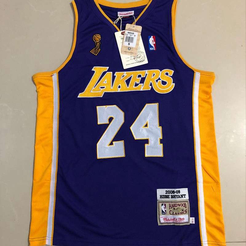 Los Angeles Lakers 2008/09 Purple #24 BRYANT Champion Classics Basketball Jersey (Closely Stitched)