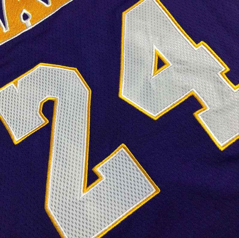 Los Angeles Lakers 2008/09 Purple #24 BRYANT Champion Classics Basketball Jersey (Closely Stitched)