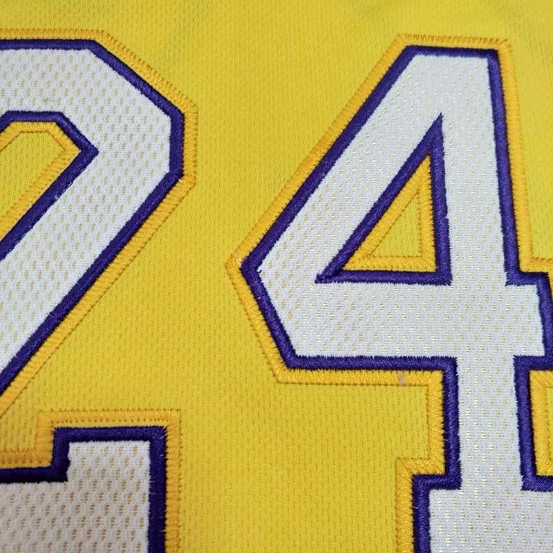 Los Angeles Lakers 2008/09 Yellow #24 BRYANT Champion Classics Basketball Jersey (Closely Stitched)