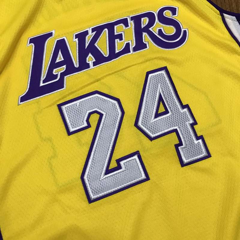 Los Angeles Lakers 2008/09 Yellow #24 BRYANT Classics Basketball Jersey (Closely Stitched)