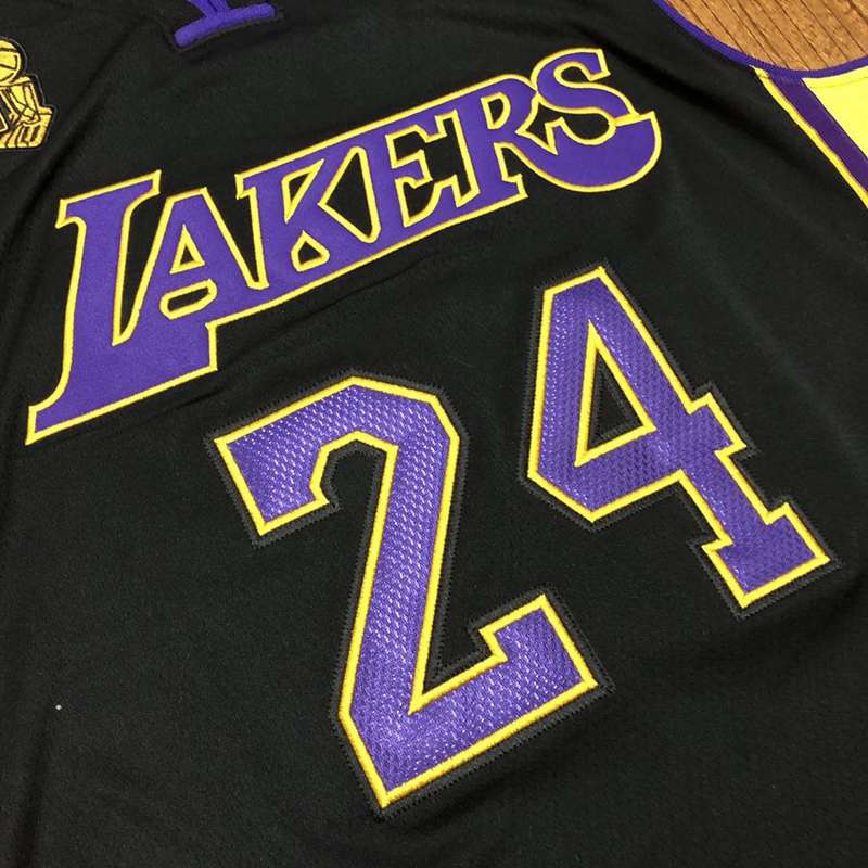 Los Angeles Lakers 2009 Black #24 BRYANT Champion Classics Basketball Jersey (Closely Stitched)