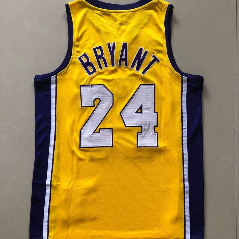 Los Angeles Lakers 2009 Yellow #24 BRYANT Champion Classics Basketball Jersey (Closely Stitched)