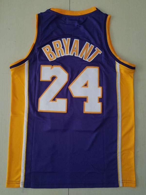 Los Angeles Lakers 2009 Purple #24 BRYANT Champion Classics Basketball Jersey (Stitched)