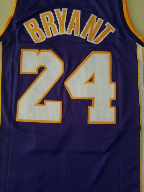 Los Angeles Lakers 2009 Purple #24 BRYANT Champion Classics Basketball Jersey (Stitched)