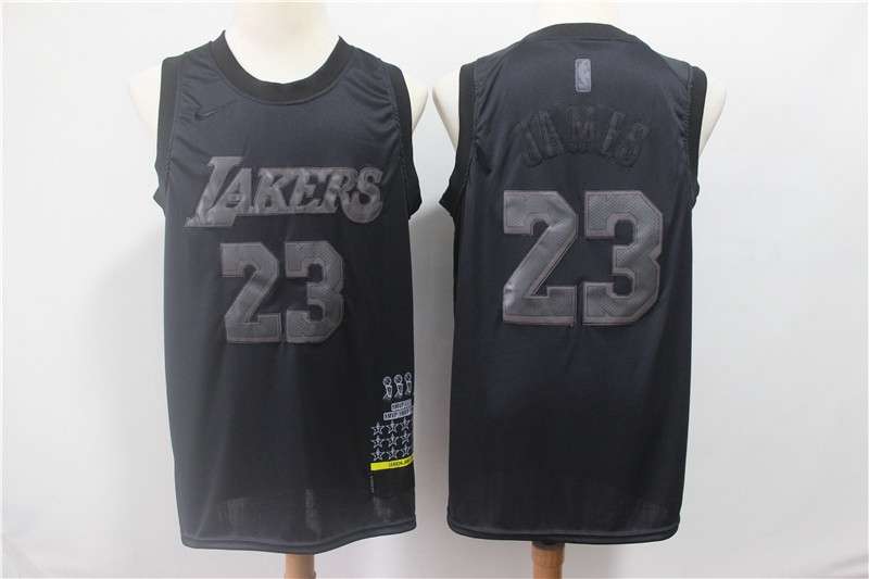 Los Angeles Lakers 2019 Black #23 JAMES MVP Basketball Jersey (Stitched)