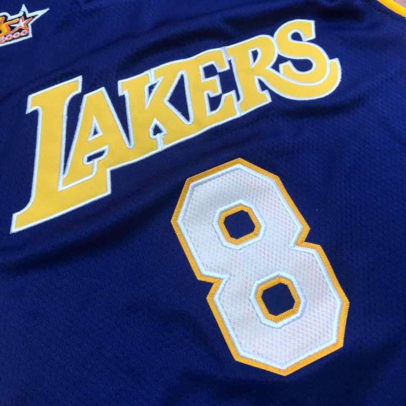 Los Angeles Lakers 2000 Purple #8 BRYANT ALL-STAR Classics Basketball Jersey (Closely Stitched)