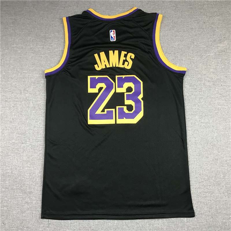 Los Angeles Lakers 20/21 Black #23 JAMES Basketball Jersey (Stitched)