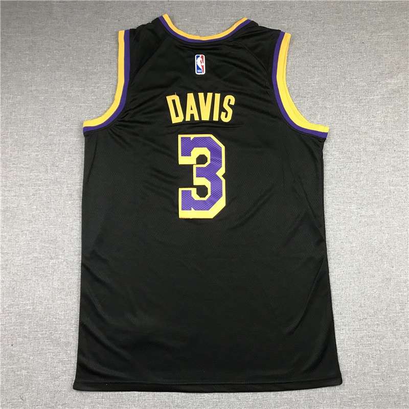 Los Angeles Lakers 20/21 Black #3 DAVIS Basketball Jersey (Stitched)