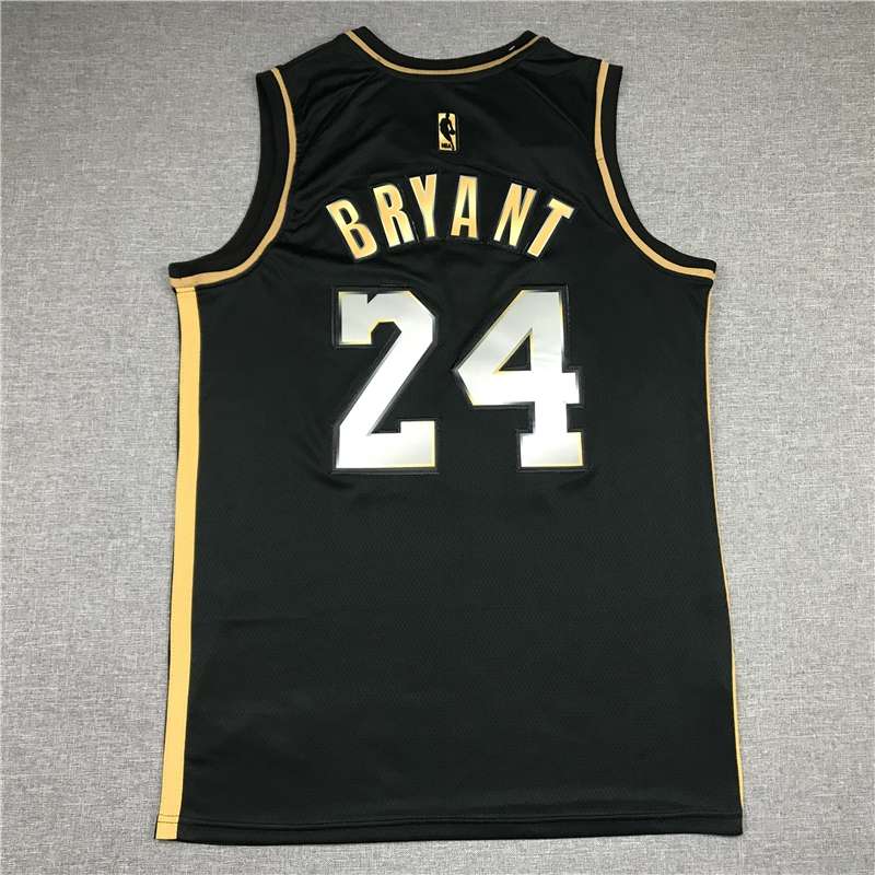 Los Angeles Lakers 20/21 Black Gold #24 BRYANT Basketball Jersey (Stitched)