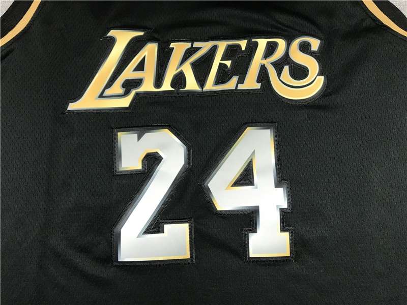 Los Angeles Lakers 20/21 Black Gold #24 BRYANT Basketball Jersey (Stitched)