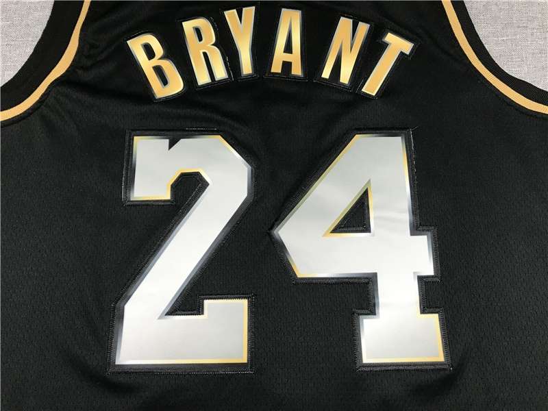 Los Angeles Lakers 20/21 Black Gold #24 BRYANT Basketball Jersey (Stitched)