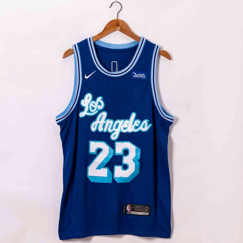 Los Angeles Lakers 20/21 Blue #23 JAMES Basketball Jersey (Stitched)