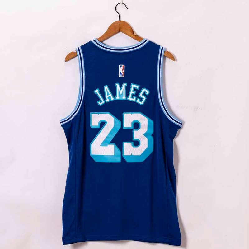 Los Angeles Lakers 20/21 Blue #23 JAMES Basketball Jersey (Stitched)