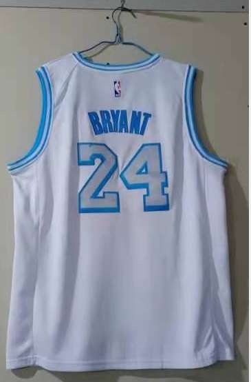 Los Angeles Lakers 20/21 White #24 BRYANT City Basketball Jersey (Stitched)