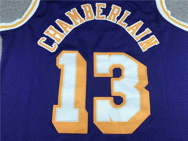 Los Angeles Lakers 1971/72 Purple #13 CHAMBERLAIN Classics Basketball Jersey (Stitched)