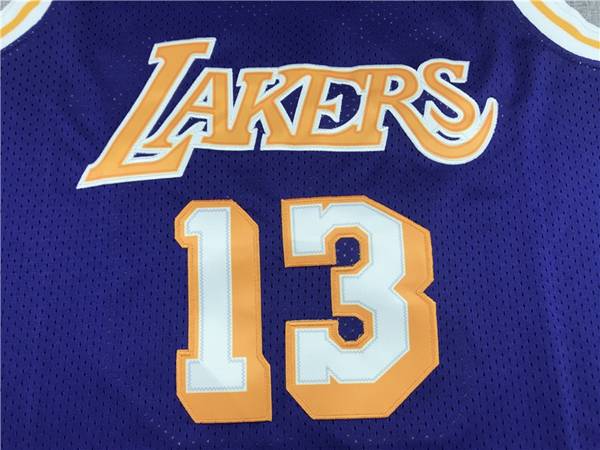 Los Angeles Lakers 1971/72 Purple #13 CHAMBERLAIN Classics Basketball Jersey (Stitched)