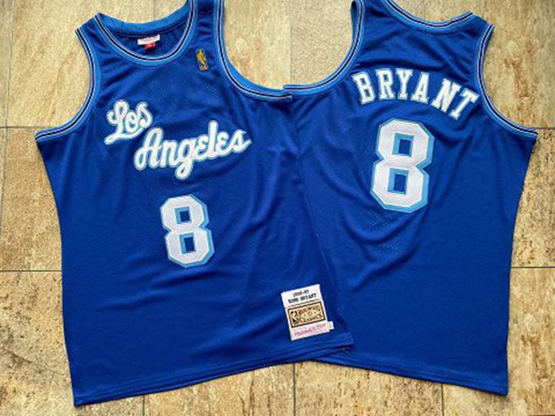 Los Angeles Lakers 1996/97 Blue #8 BRYANT Classics Basketball Jersey (Closely Stitched)