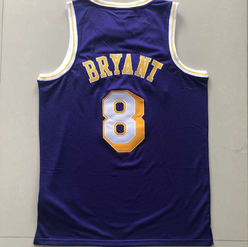 Los Angeles Lakers 1996/97 Purple #8 BRYANT Classics Basketball Jersey (Closely Stitched)