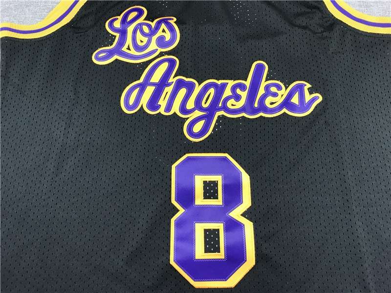 Los Angeles Lakers 1996/97 Black #8 BRYANT Classics Basketball Jersey (Stitched)