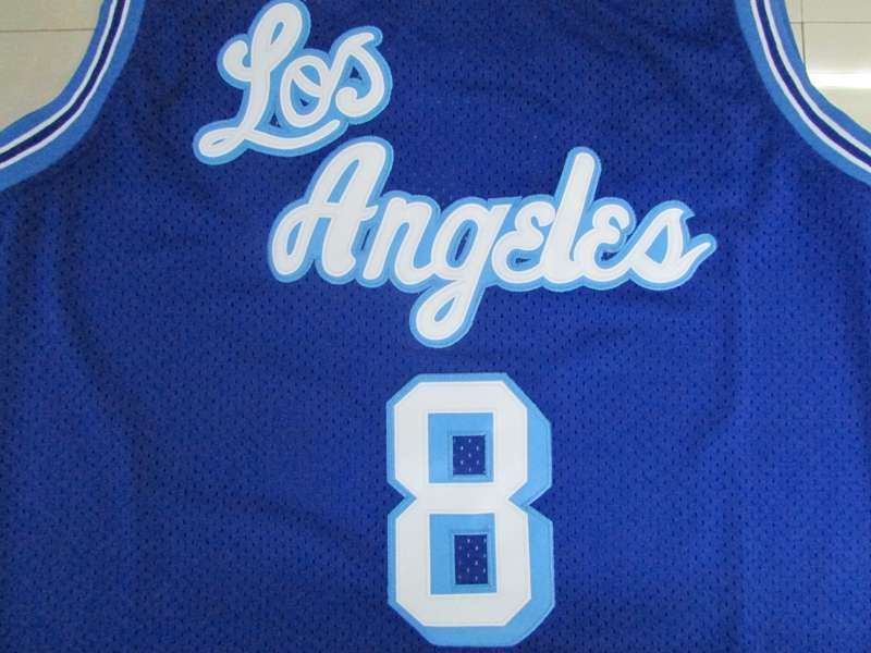 Los Angeles Lakers 1996/97 Blue #8 BRYANT Classics Basketball Jersey (Stitched)