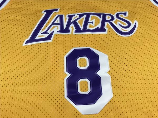 Los Angeles Lakers 1996/97 Yellow #8 BRYANT Classics Basketball Jersey 02 (Stitched)