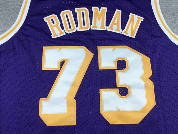 Los Angeles Lakers 1998/99 Purple #73 RODMAN Classics Basketball Jersey (Stitched)