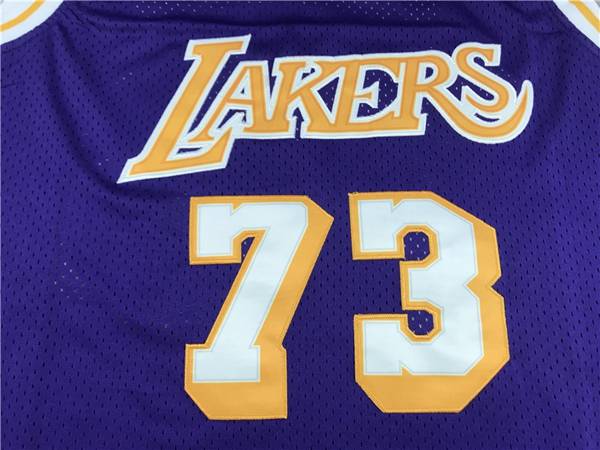 Los Angeles Lakers 1998/99 Purple #73 RODMAN Classics Basketball Jersey (Stitched)