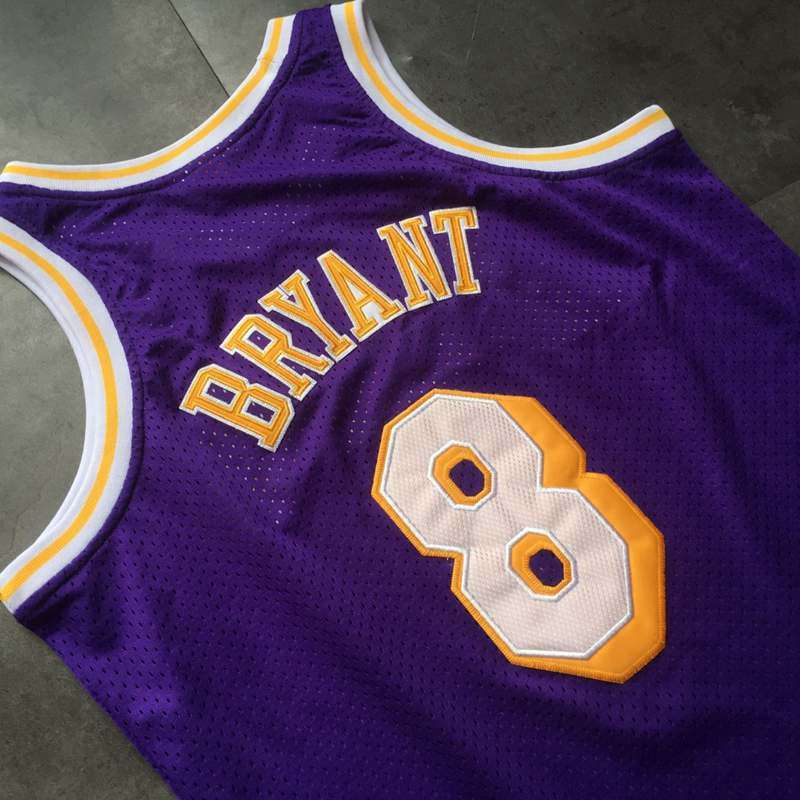 Los Angeles Lakers 1998 Purple #8 BRYANT ALL-STAR Classics Basketball Jersey (Closely Stitched)