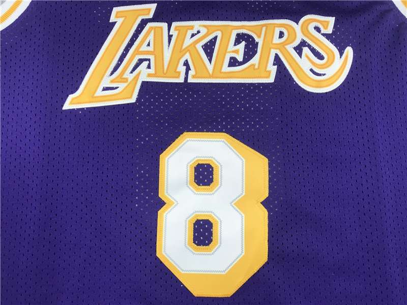 Los Angeles Lakers 1998 Purple #8 BRYANT ALL-STAR Classics Basketball Jersey (Stitched)