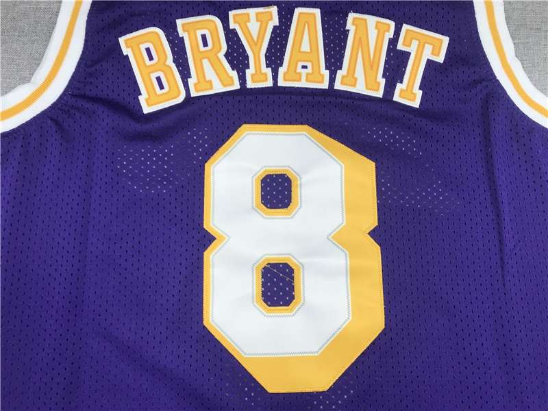 Los Angeles Lakers 1998 Purple #8 BRYANT ALL-STAR Classics Basketball Jersey (Stitched)