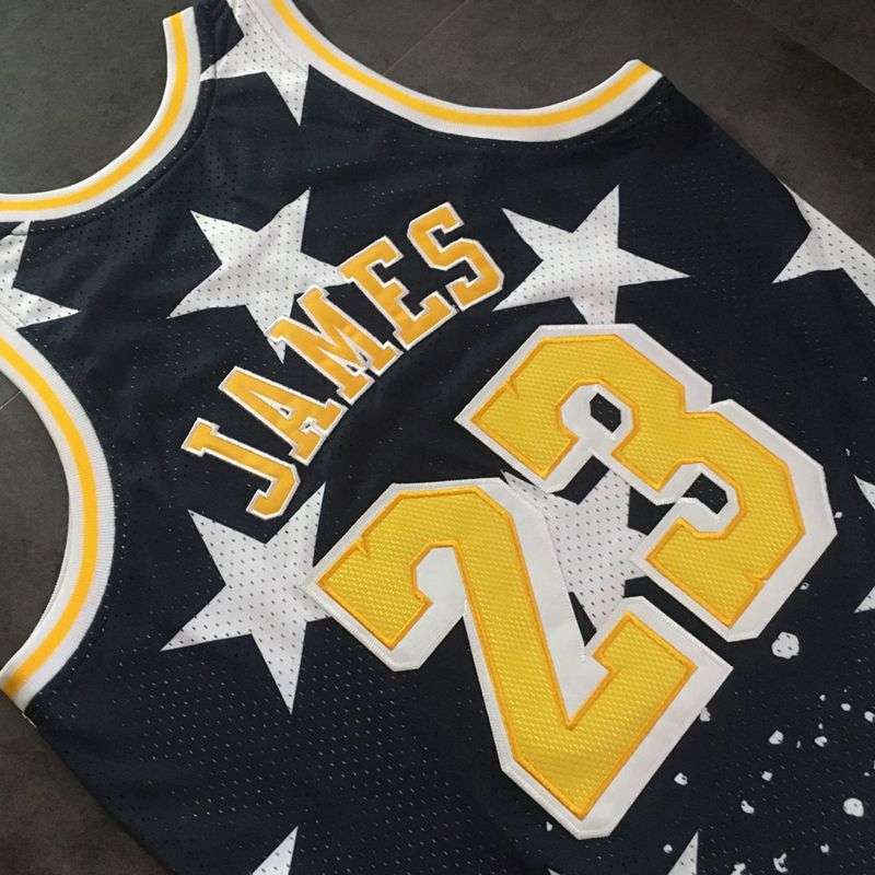 Los Angeles Lakers Black #23 JAMES Basketball Jersey (Closely Stitched)