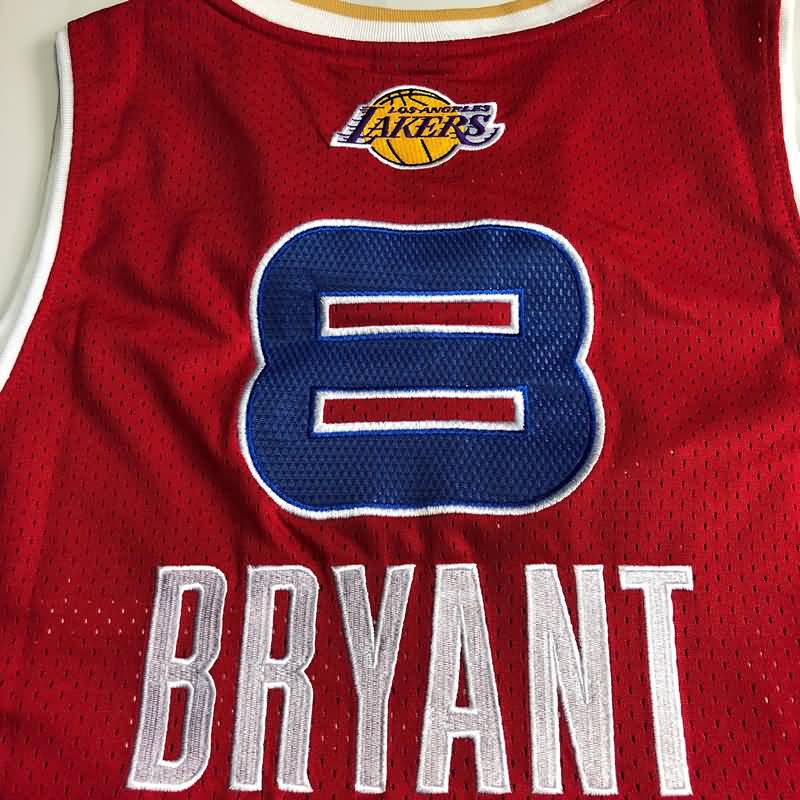 Los Angeles Lakers 2006 Red #8 BRYANT ALL-STAR Classics Basketball Jersey (Closely Stitched)