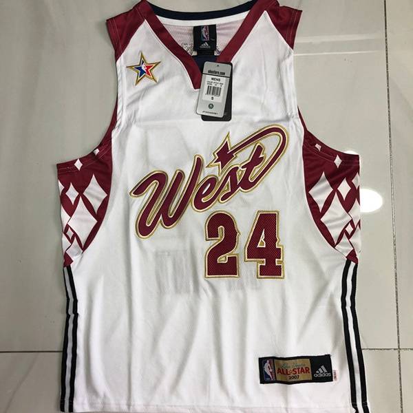 Los Angeles Lakers 2007 White #24 BRYANT ALL-STAR Classics Basketball Jersey (Closely Stitched)
