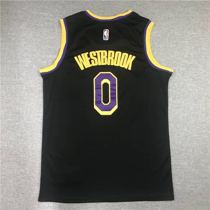 Los Angeles Lakers 20/21 Black #0 WESTBROOK Basketball Jersey (Stitched)