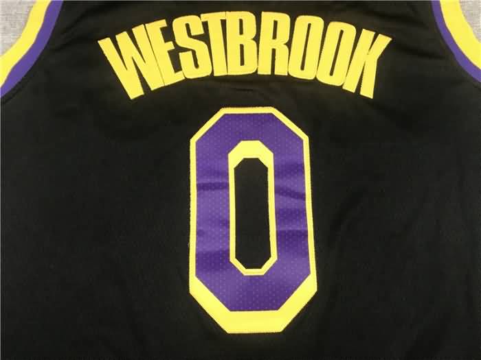 Los Angeles Lakers 20/21 Black #0 WESTBROOK Basketball Jersey (Stitched)