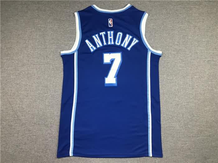 Los Angeles Lakers 20/21 Blue #7 ANTHONY Basketball Jersey (Stitched)