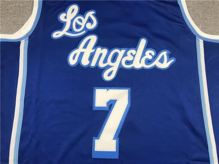 Los Angeles Lakers 20/21 Blue #7 ANTHONY Basketball Jersey (Stitched)